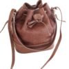 marinera-nicole-pelo-vaca-chocolate-superior-rose-blanche.jpg Marinera Nicole artesanal pelo vaca chocolate, vista superior con apertura tipo bucket – Rose Blanche Patagonia
