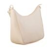 cartera-emma-cuero-vacuno-crudo-tres-cuartos-rose-blanche.jpg Cartera Emma Rose Blanche cuero vacuno crudo, vista tres cuartos con herraje plateado, hobo bag artesanal Patagonia